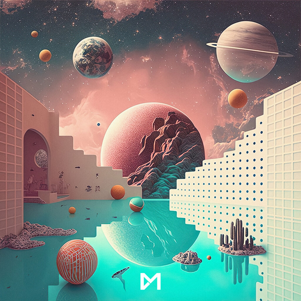 A Retro Futuristic Collage ARTWORK