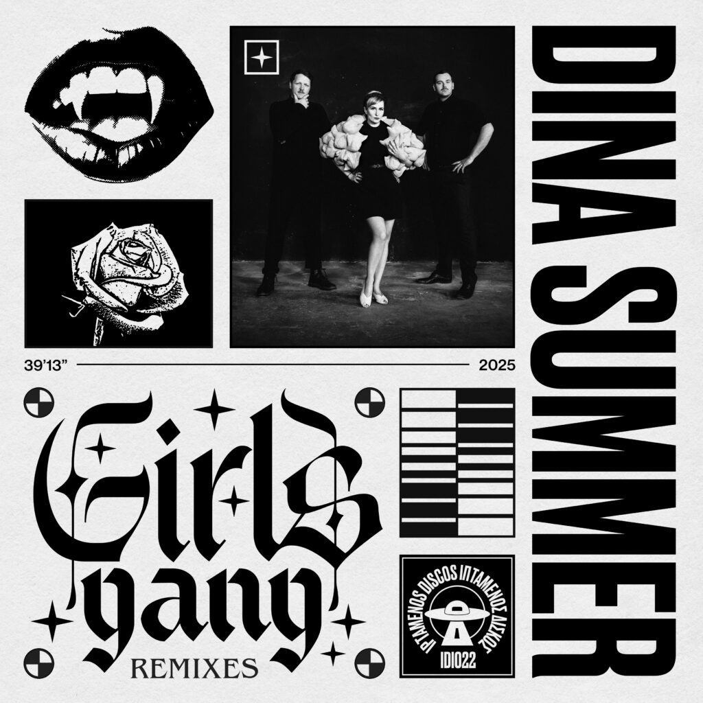 EP Artwork Dina Summer Girls Gang Remixes IDI022
